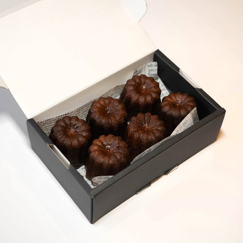 外はカリッと中はしっとり「米粉カヌレ」